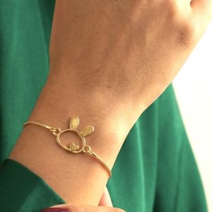 دستبند طلا مدل خرگوش