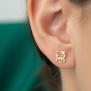 گوشواره طلا مدل کیتی