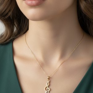 مدال طلا طرح موسیقی