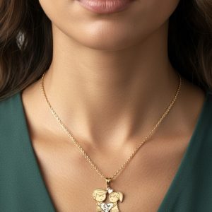 مدال طلا طرح دختر و پسر عاشق