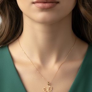 مدال طلا طرح پروانه