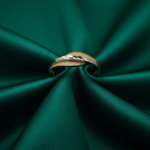 انگشتر طلا مدل موج