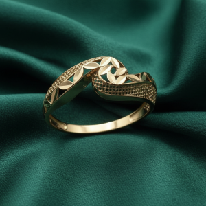 انگشتر طلا مدل گل گلی