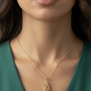 مدال طلا طرح گوی پر ستاره