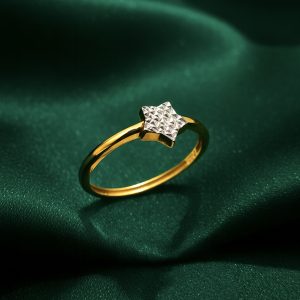 انگشتر طلا مدل ستاره