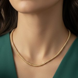 گردنبند گوی طلا