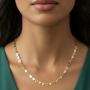 گردنبند قلبی طلا
