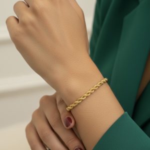 دستبند طلا گره ای